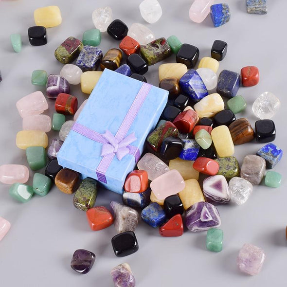 10 Natural Gemstones Set Tree of Color 