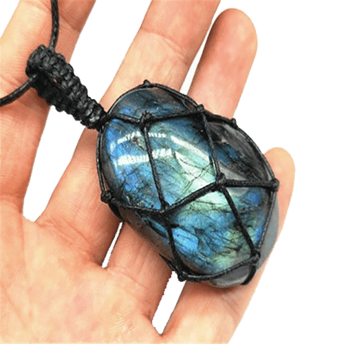 Dragon's Heart Labradorite Necklace