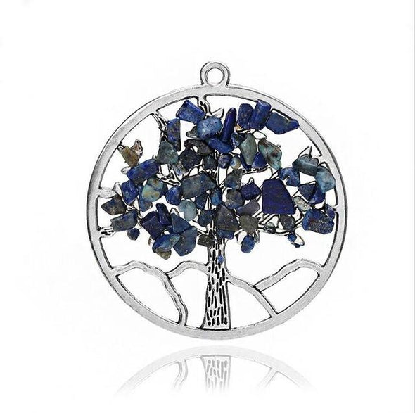 Wisdom Tree of Life + 7 Chakras Necklace Tree of Color 3 