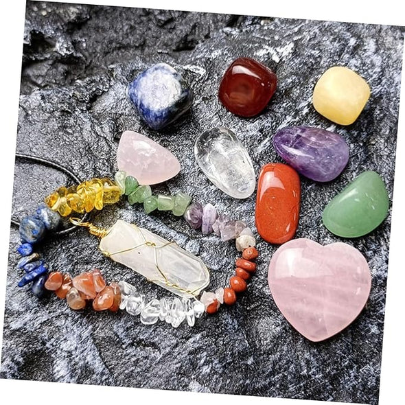 11 Pieces Healing Crystals & Stones Set