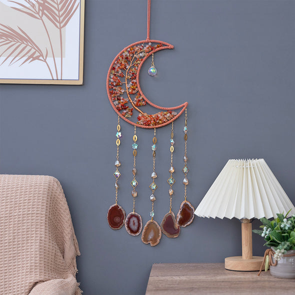 Chakra Crystal Dream Catcher Wall Ornament