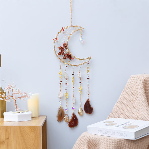 Chakra Crystal Dream Catcher Wall Ornament