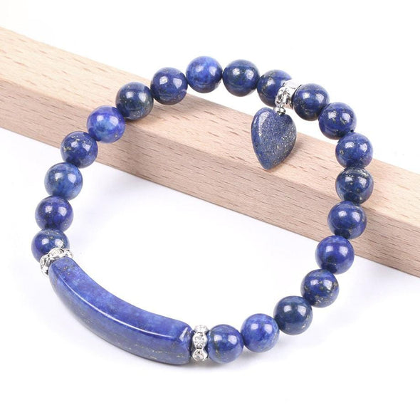 Lapis Lazuli heart Bracelet