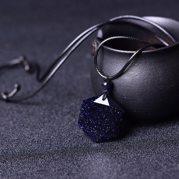 Blue Sandstone Empowering Necklace