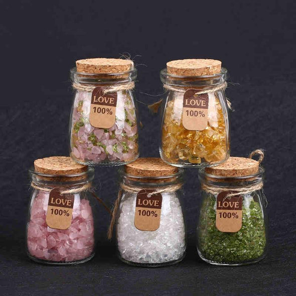 Mini Crystal Gravel Jars