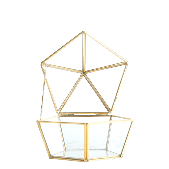 Crystal Display Box - Pentagonal