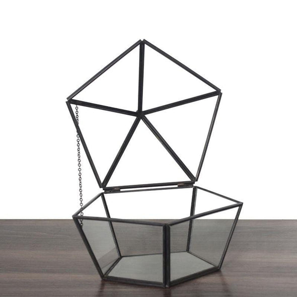 Crystal Display Box - Pentagonal
