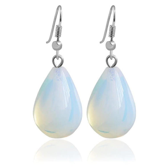Moonstone Opal Drop Earrings